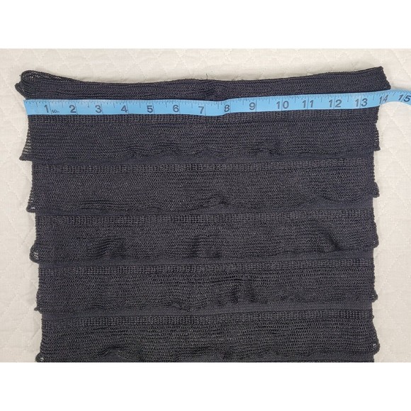 Vixen Women's Bodycon Tube Dress Ruffled Strapless Short Black Clubwear Dress - Picture 10 of 13